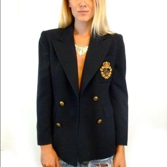 Lauren Ralph Lauren Jackets & Blazers - Lauren | Ralph Lauren Crest Blazer Linen Blend 10